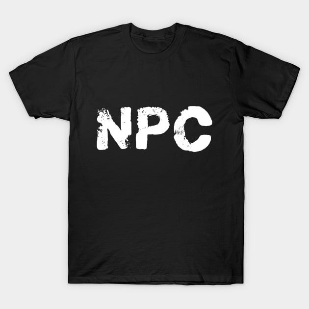 NPC Tabletop Role Playing T-Shirt by Great Bratton Apparel